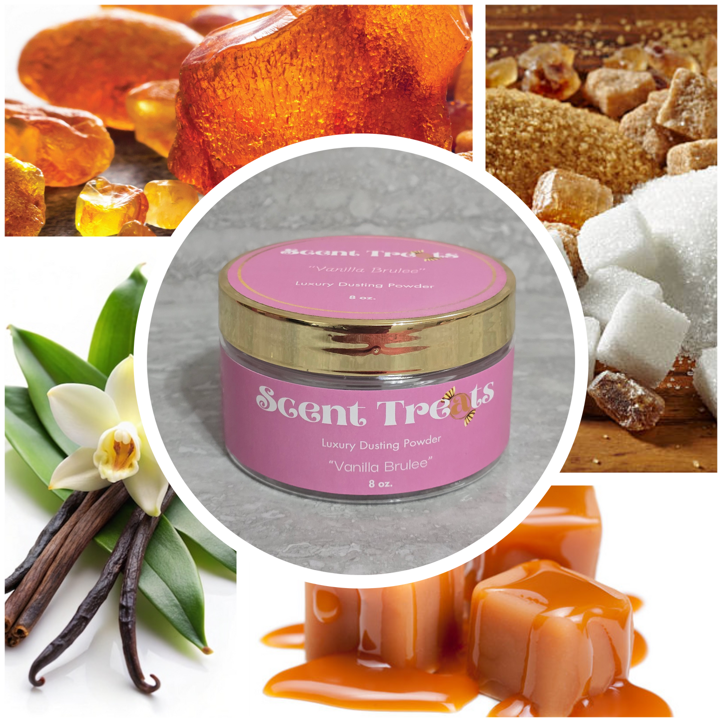 Vanilla Brulee - dusting powder